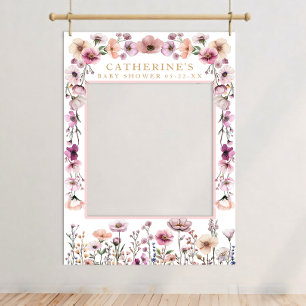 Affiche de Photomaton Fleur Sauvage Florale Rose –