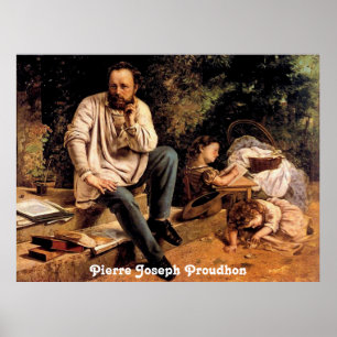 Affiche de Pierre Joseph Proudhon