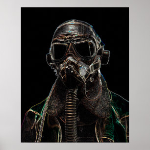 Affiche de pilote de la Seconde Guerre mondiale Da