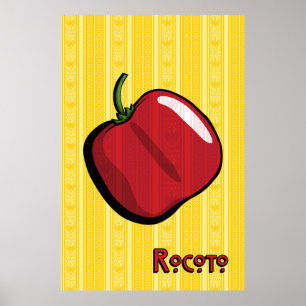 Affiche de piment rocoto
