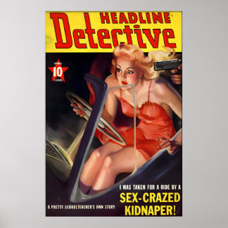 Affiche de pin-up des années 1940 et toile J'ai ét