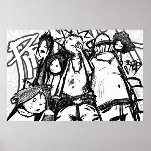 Affiche de Piromania de graffiti