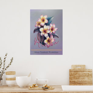 Affiche de Plumeria Maui Sunrise