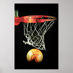 Affiche de porte de basketball Art moderne unique