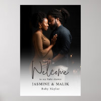 Affiche de poster personnalisée pour la baby showe
