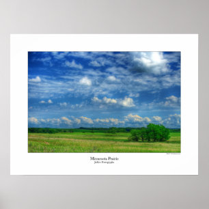 Affiche de prairie du Minnesota