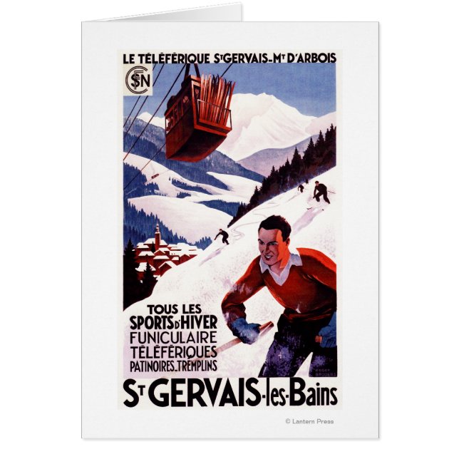 Affiche de promotion du téléphérique SNCF (Devant)