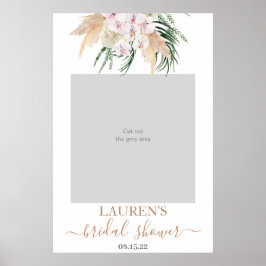 Affiche de prop de photo de Baby Shower Bohème Her