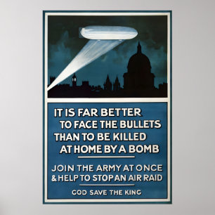 Affiche de propagande britannique de la Première G