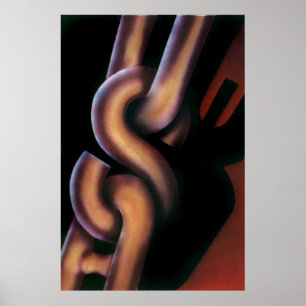 Affiche de propagande de chaînes des Etats-Unis