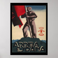 Affiche de propagande de la guerre civile espagnol