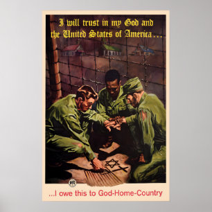 Affiche de propagande de l'armée américaine de la 
