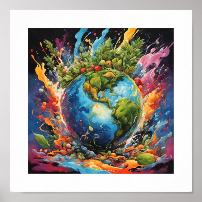 Affiche de provisions terrestres (Devant)