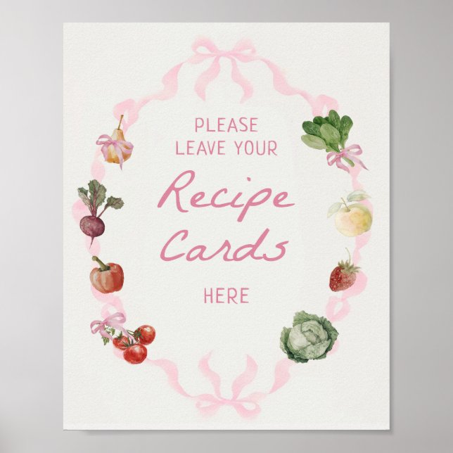 Affiche de recette pour Baby Shower Fresh Off The  (Devant)