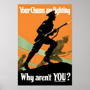 Affiche de recrutement de propagande canadienne de