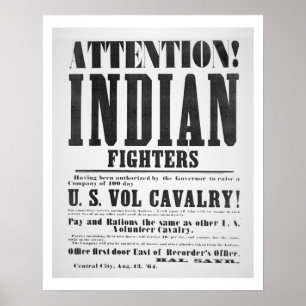 Affiche de recrutement pour la cavalerie