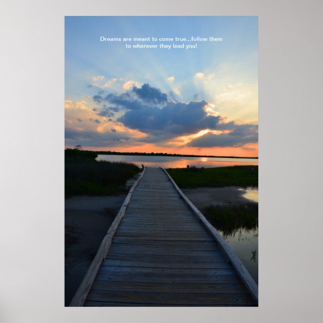 Affiche de rêve inspirante (Devant)