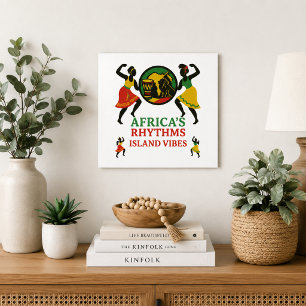 Affiche de rythmes africains modernes et d'ambianc