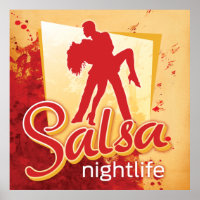 Affiche de salsa