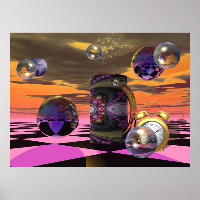 affiche de science-fiction artistique (Devant)