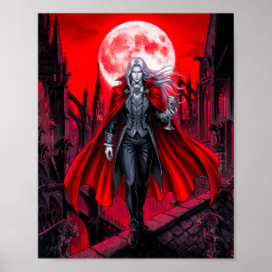 Affiche de Seigneur Vampire Gothique