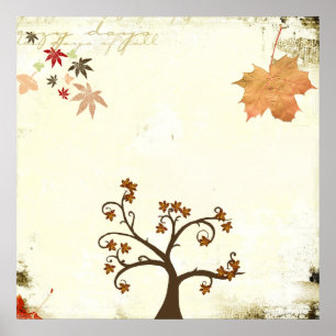 affiche de sensation d'automne