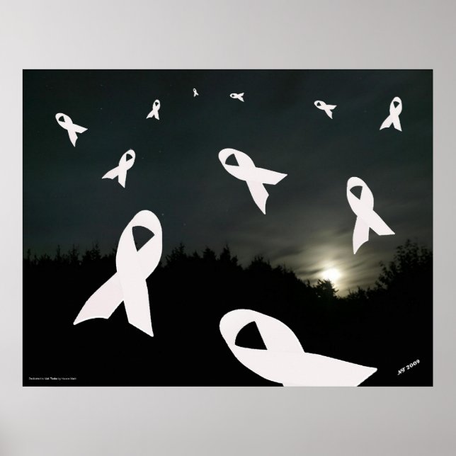 Affiche de sensibilisation au cancer du poumon (Devant)