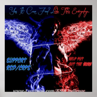 affiche de sensibilisation rsd/crps