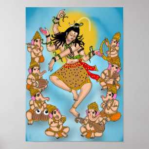 Affiche de Shiva dansant