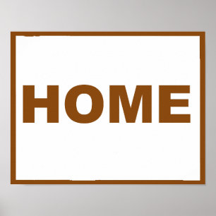 Affiche de signe de Wyoming à la maison loin de l'