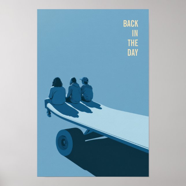 Affiche de skate rétro (Devant)