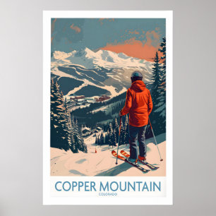 Affiche de ski Copper Mountain Wall Art Sports d'h