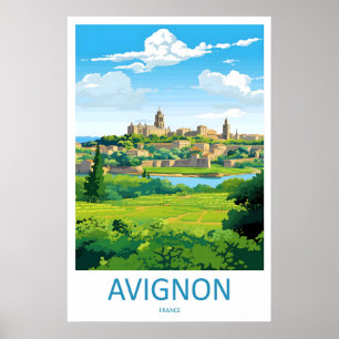 Affiche de ski de voyage dans le parc national vin
