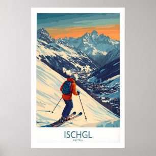Affiche de ski Ischgl Autriche 1