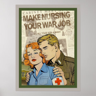 Affiche de soins infirmiers