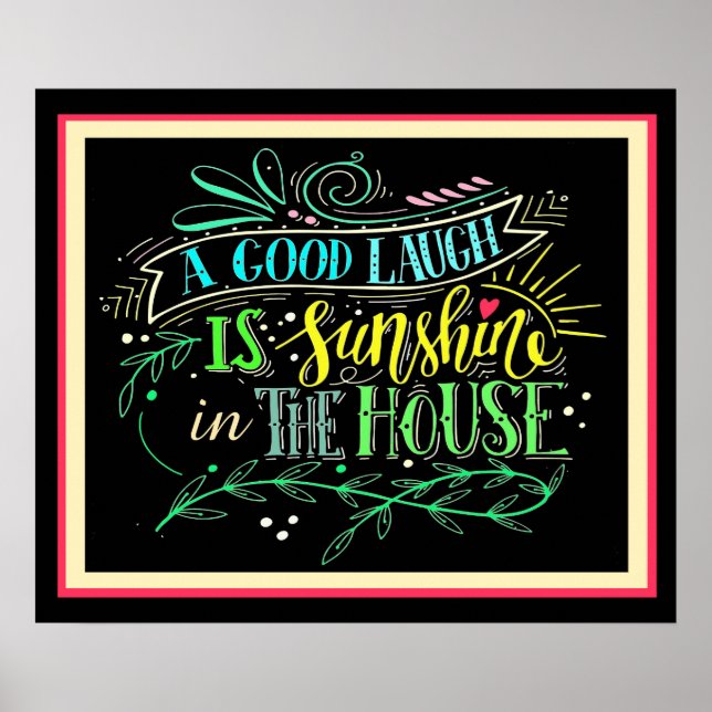 Affiche de soleil et de rire (Devant)