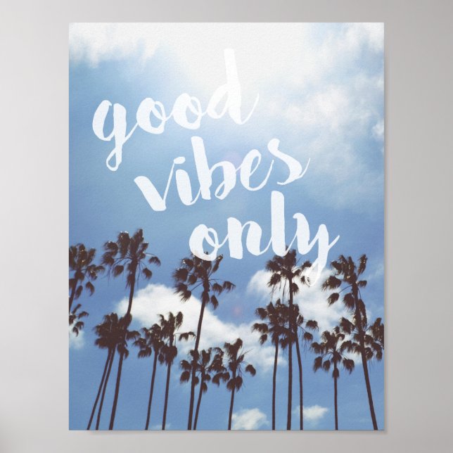 Affiche de soumission inspirée de Good Vibes Only  (Devant)