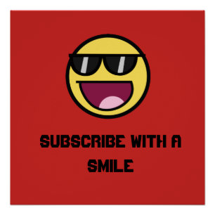 Affiche de sourire