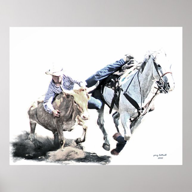 Affiche de Steer Wrestling (Devant)