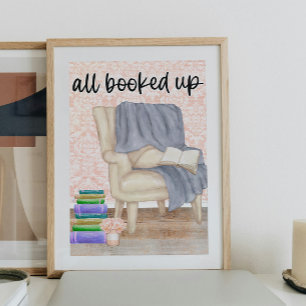 Affiche de style de vie livresque