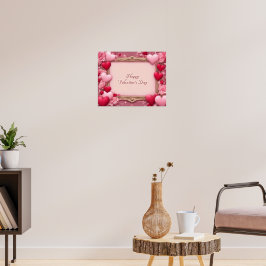 Affiche de style Joyeuse Saint-Valentin