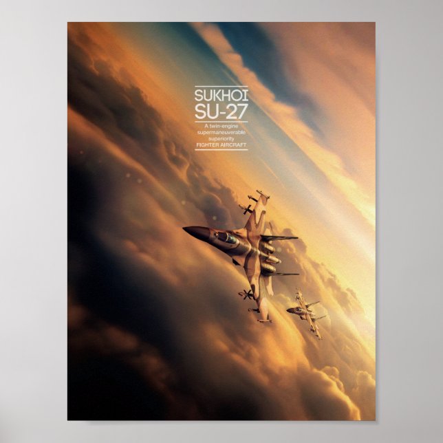 Affiche de Sukhoi Su-27 (Devant)