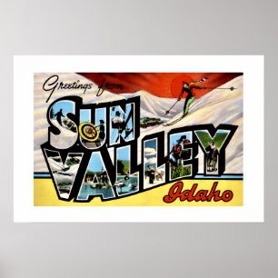 Affiche de Sun Valley Idaho 20x30