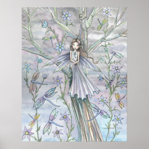 Affiche de Sweet Fairy et Dragonflies