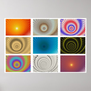 Affiche de tableau de cercles