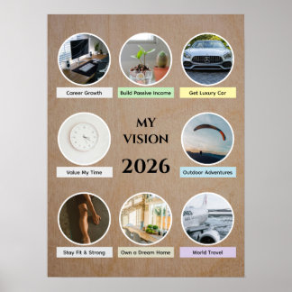 Affiche de tableau de vision de cercle moderne 202