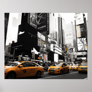 affiche de taxis new york
