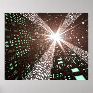 Affiche de technologie haute vitesse