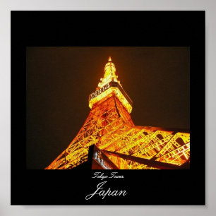 Affiche de tour de Tokyo au Japon