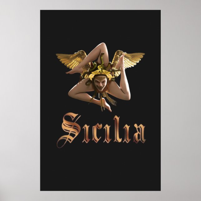 Affiche de Trinacria sicilienne (Devant)